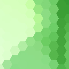 Fototapeta na wymiar Hexagon abstract background. Green geometric shapes. eps 10