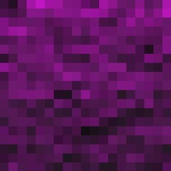 Vector purple pixel pattern. Geometric abstract background with simple pixel elements. Medical, technology or science design. eps 10