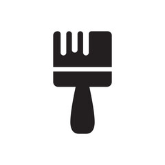 Paint brush vector icon. Paint brush flat sign design. Brush vector symbol pictogram. UX UI icon