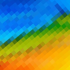 Color pixel background in polygonal style. Mosaic. eps 10