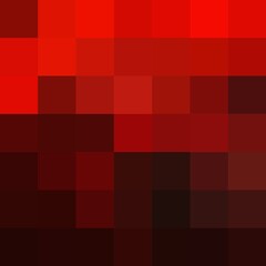 Vector red pixel pattern. Geometric abstract background with simple pixel elements. Medical, technology or science design. eps 10