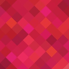 Red pixel abstract background. Template for presentation. polygonal style. eps 10