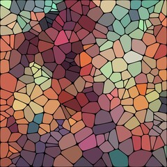 Abstract geometric triangles futuristic technology background. Illustration vector. Color pebbles. eps 10