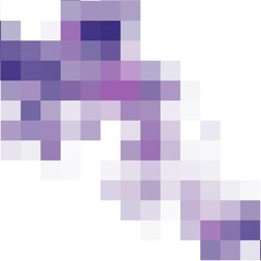 Purple pixel background. Vector graphics. Template for presentation.