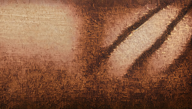 Top-View Old Grunge Copper Bronze Texture Background, Perfect for Vintage and Rustic Design Projects Vintage Copper Bronze Texture Wallpaper Ideal for Digital and Print Design, Generative AI