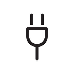 Plug vector icon. Plug flat sign design. Plug symbol pictogram. UX UI icon