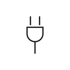 Plug vector icon. Plug flat sign design. Plug symbol pictogram. UX UI icon