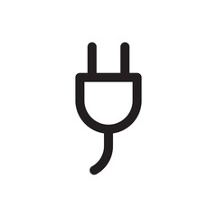 Plug vector icon. Plug flat sign design. Plug symbol pictogram. UX UI icon