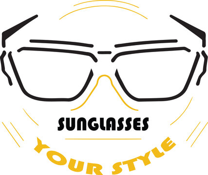 Sunglasses Your Style Logo Vector File