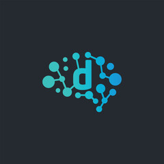 technology D logo designs