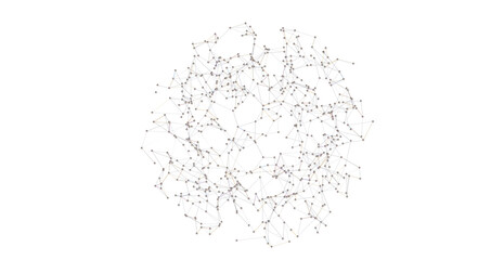 Concept of AI technology, Motion of digital data flow.  PNG transparent