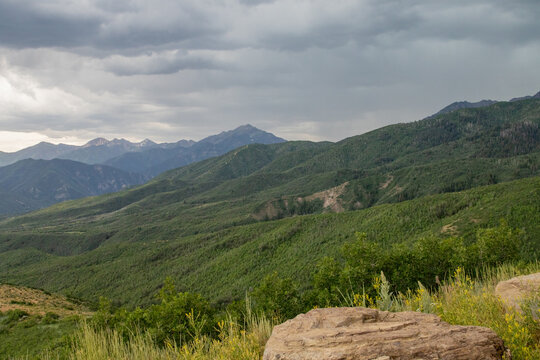 Provo Canyon Utah Park City Mountain View Summer