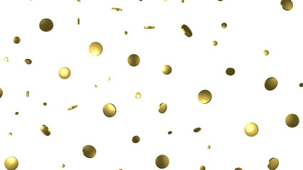 gold confetti