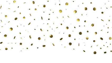 Gold Confetti Glitter Overlay