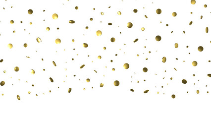 Glittering golden confetti png. Glittering golden