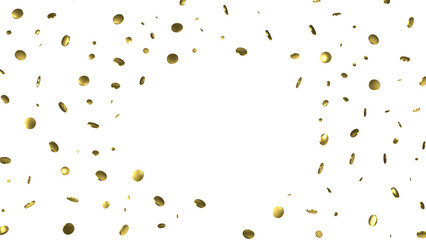 gold confetti
