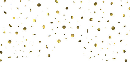 Gold Confetti Glitter Overlay