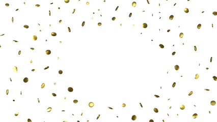 gold confetti