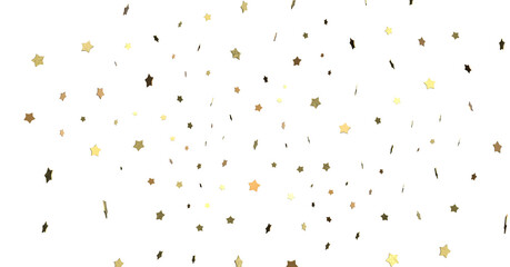 XMAS A gray whirlwind of golden snowflakes and stars. New (PNG transparent)