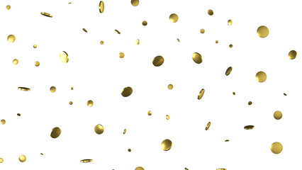 gold confetti