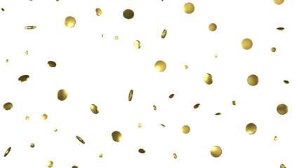 gold confetti