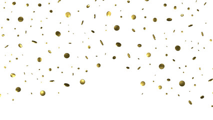 Gold Confetti Glitter Overlay