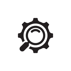 Machinery symbol. Gear sign. Cogwheel icon. Settings vector icon. Screw nut icon. Screw-nut vector sign. Cog sign. UX UI icon