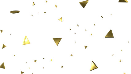 Glittering golden confetti png. Glittering golden
