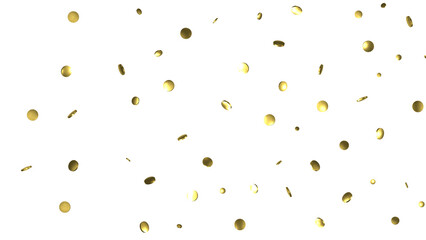 Gold Confetti Glitter Overlay