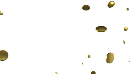 Gold Confetti Glitter Overlay