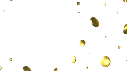 Gold Confetti Glitter Overlay