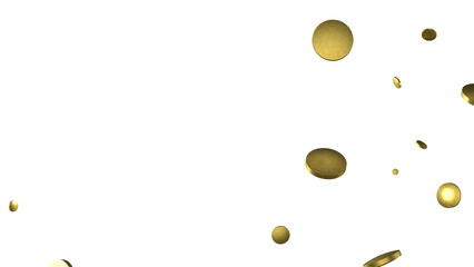 Gold Confetti Glitter Overlay