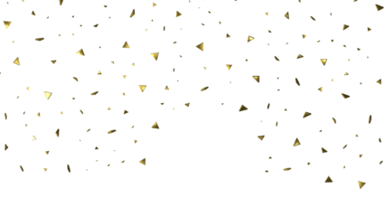 Glittering golden confetti png. Glittering golden
