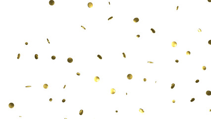 Gold Confetti Glitter Overlay