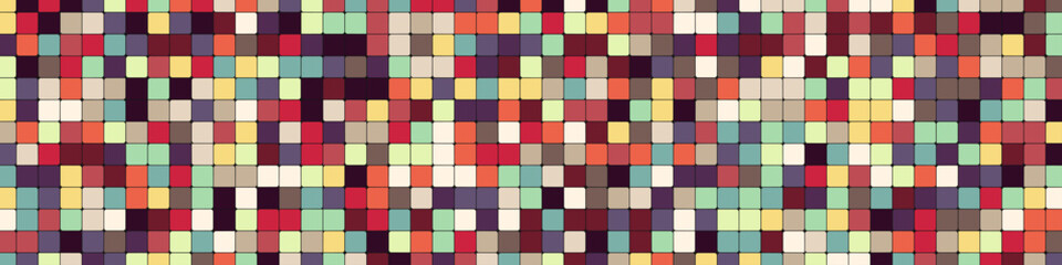 Color checkered squares background abstract illustration