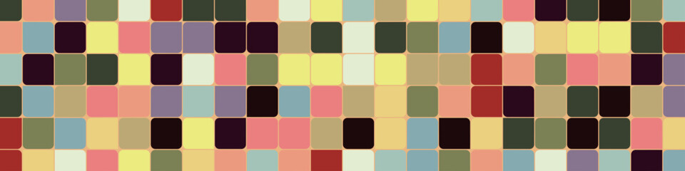 Color checkered squares background abstract illustration