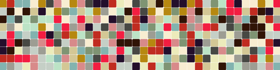 Color checkered squares background abstract illustration