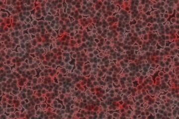 Obraz premium artistic nice red a lot biological bacterias digital drawn background texture illustration