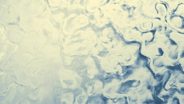 bright teal or cyan colorful soft bandy lines abstract backdrop - loop video