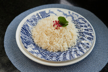 rice and salad