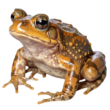 Frog on a transparent background. cut out png