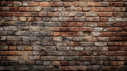 Obraz premium brick wall banner background texture wallpaper