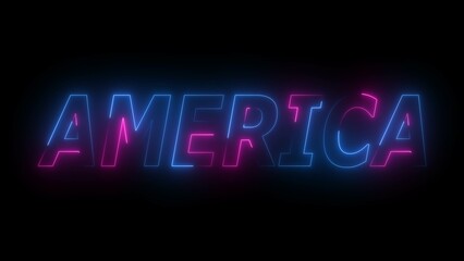 America  text  illustration dark background