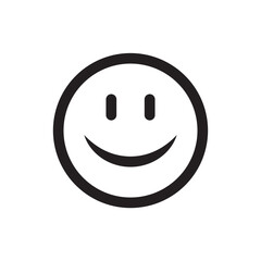 Smile vector icon. Emoji icon. Happy smile flat sign design. Smile face symbol pictogram. UX UI icon