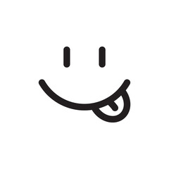 Smile vector icon. Emoji icon. Happy smile flat sign design. Smile face symbol pictogram. UX UI icon