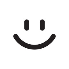 Smile vector icon. Emoji icon. Happy smile flat sign design. Smile face symbol pictogram. UX UI icon