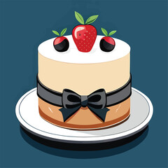 cake with cherry