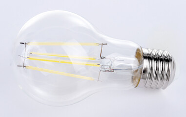 diode light bulb isolated on white background