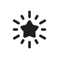 Star vector icon. Shooting star icon. Falling star flat sign design. UX UI icon