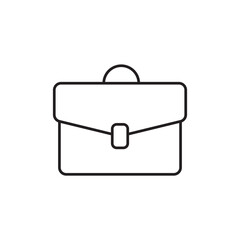Suitcase vector icon. Diplomat flat sign design. Suitcase symbol. Handbag pictogram. UX UI icon
